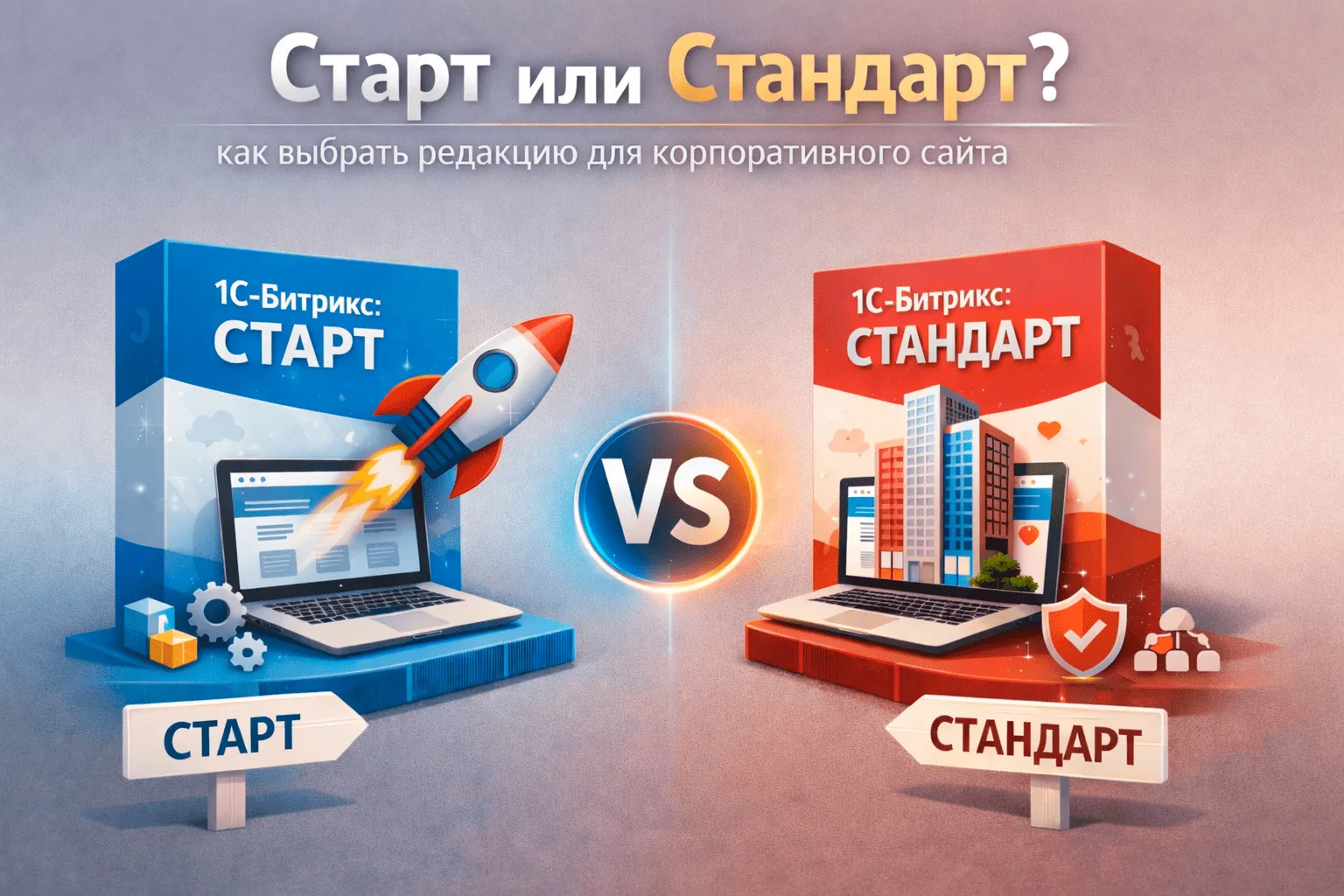 Старт или Стандарт: как выбрать редакцию для корпоративного сайта в Ростов-на-Дону